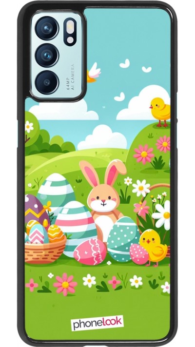Coque OPPO Reno6 5G - Easter 2025 Green
