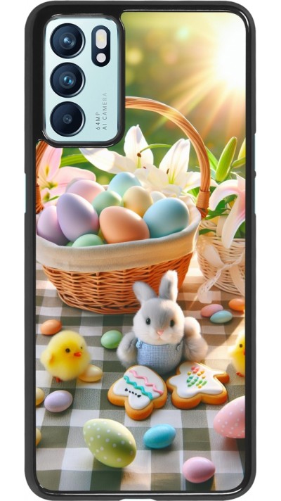 Coque OPPO Reno6 5G - Easter 2025 Panier Pâques