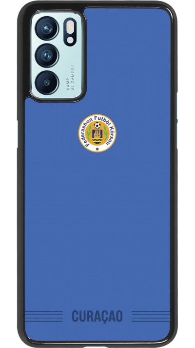 Coque OPPO Reno6 5G - Maillot de football Curaçao 2026 personnalisable