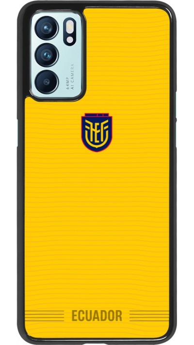 Coque OPPO Reno6 5G - Maillot de football Équateur 2026 personnalisable