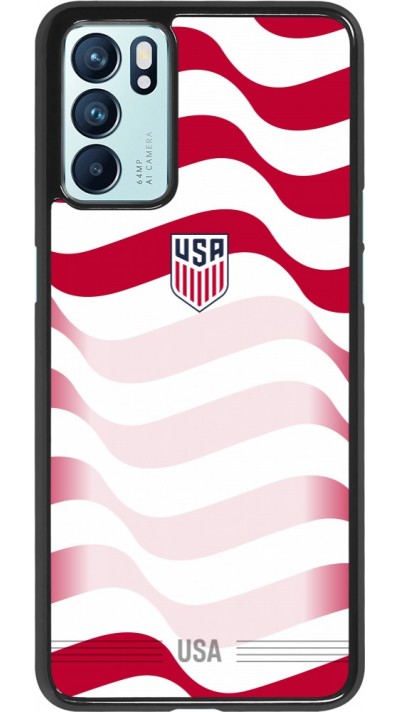 Coque OPPO Reno6 5G - Maillot de football États-Unis 2026 personnalisable