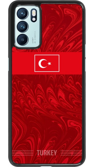 Coque OPPO Reno6 5G - Maillot de football Turquie 2026 personnalisable