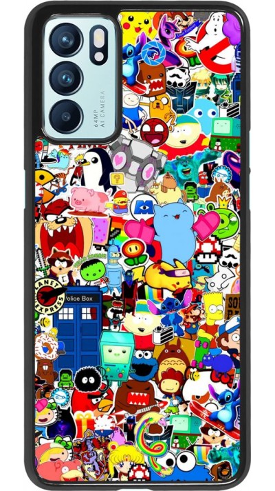 Coque Oppo Reno6 5G - Mixed cartoons