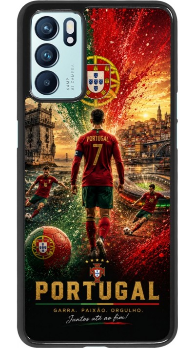 Coque OPPO Reno6 5G - Football Portugal splash 2026