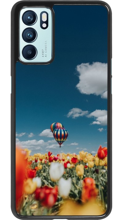 Coque OPPO Reno6 5G - Hot air balloon Spring 2026