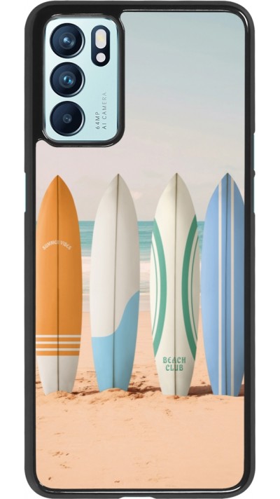 Coque OPPO Reno6 5G - Summer surfboard 2025