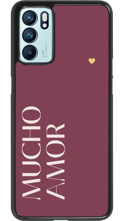 Coque OPPO Reno6 5G - Valentine 2024 mucho amor rosado