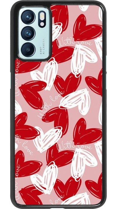Coque OPPO Reno6 5G - Valentine 2024 with love heart