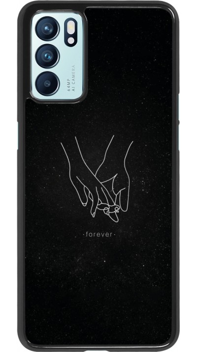 Coque Oppo Reno6 5G - Valentine 2023 hands forever