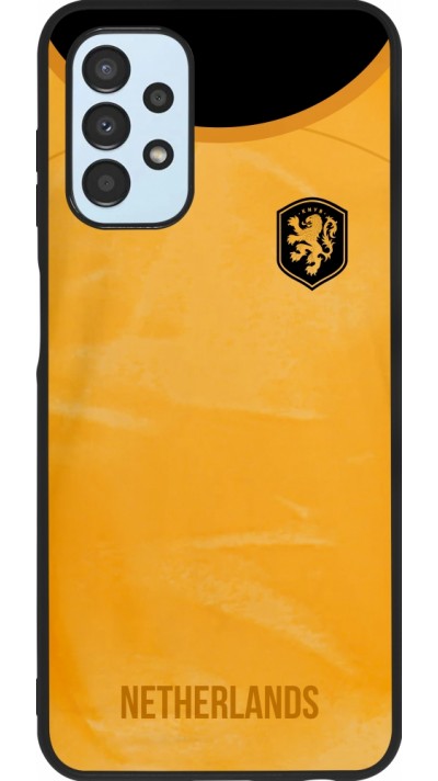 Samsung Galaxy A13 Case Hülle - Silikon schwarz Holland 2022 personalisierbares Fußballtrikot Samsung Galaxy A13 Case Hülle - Silikon schwarz Holland 2022 personalisierbares Fußballtrikot