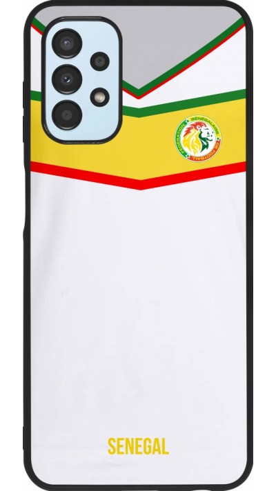 Samsung Galaxy A13 Case Hülle - Silikon schwarz Senegal 2022 personalisierbares Fußballtrikot Samsung Galaxy A13 Case Hülle - Silikon schwarz Senegal 2022 personalisierbares Fußballtrikot