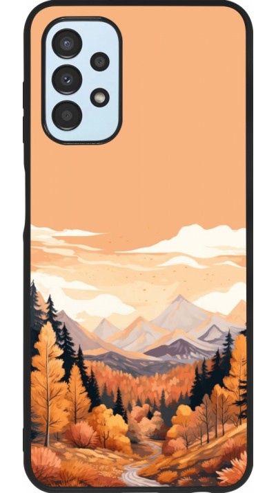 Coque Samsung Galaxy A13 5G - Silicone rigide noir Autumn 25 Mountains