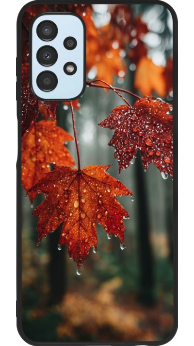 Coque Samsung Galaxy A13 5G - Silicone rigide noir Autumn 25 Rain