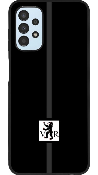 Coque Samsung Galaxy A13 5G - Silicone rigide noir Canton AR noir