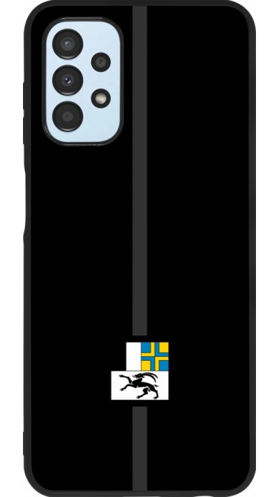 Coque Samsung Galaxy A13 5G - Silicone rigide noir Canton GR noir