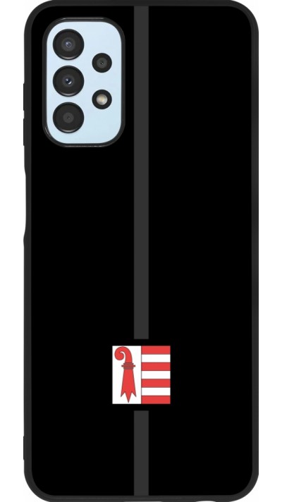 Coque Samsung Galaxy A13 5G - Silicone rigide noir Canton JU noir