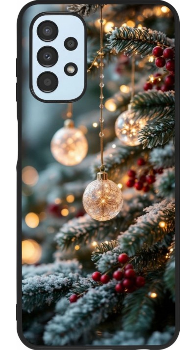 Samsung Galaxy A13 5G Case Hülle - Silikon schwarz Christmas 25 Xmas Decorated Tree
