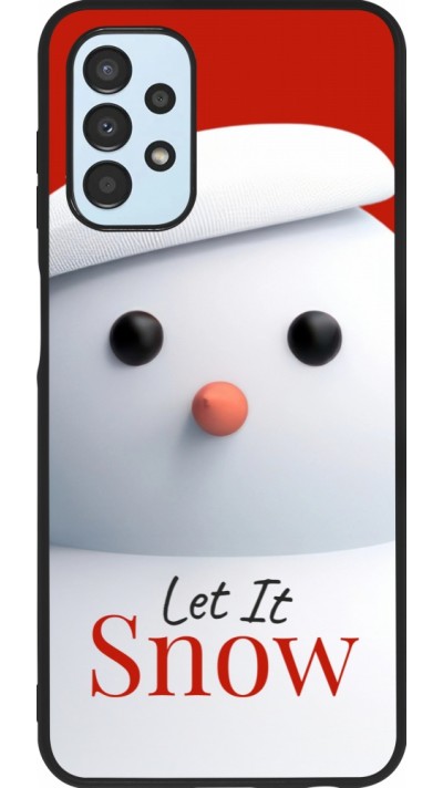 Samsung Galaxy A13 5G Case Hülle - Silikon schwarz Christmas 25 Xmas Snowman