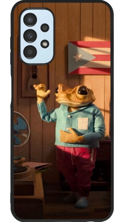 Coque Samsung Galaxy A13 5G - Silicone rigide noir Dancing frog DTMF