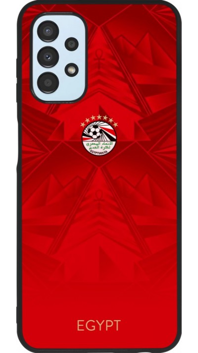 Coque Samsung Galaxy A13 5G - Silicone rigide noir Maillot de football Égypte 2026 personnalisable