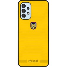 Coque Samsung Galaxy A13 5G - Silicone rigide noir Maillot de football Équateur 2026 personnalisable