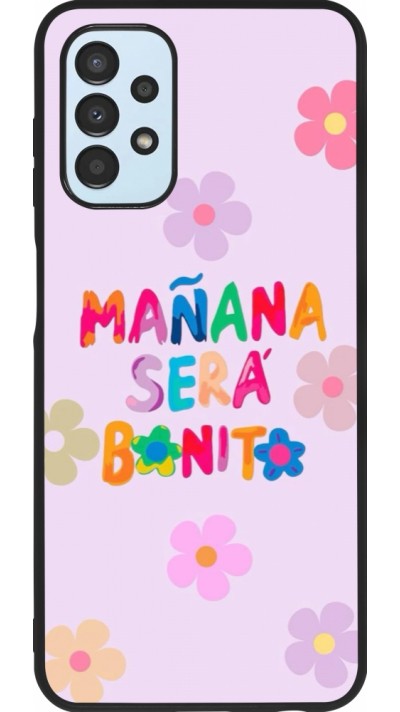 Coque Samsung Galaxy A13 5G - Silicone rigide noir Karol G Manana sera bonito