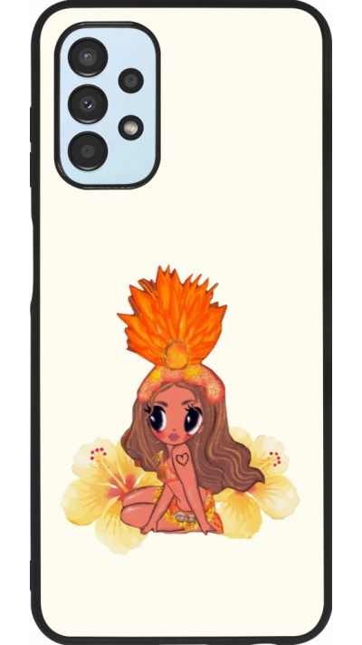 Coque Samsung Galaxy A13 5G - Silicone rigide noir Karol G Tropicoqueta