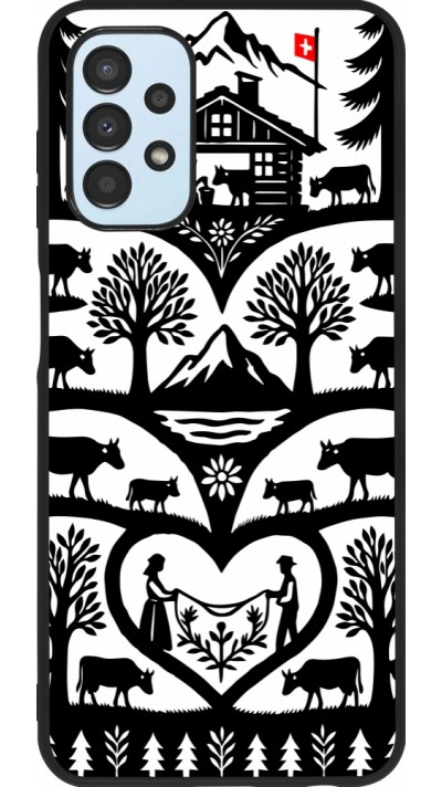 Coque Samsung Galaxy A13 5G - Silicone rigide noir Poya Suisse 2