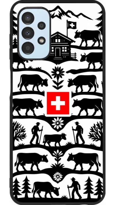 Coque Samsung Galaxy A13 5G - Silicone rigide noir Poya Suisse 3
