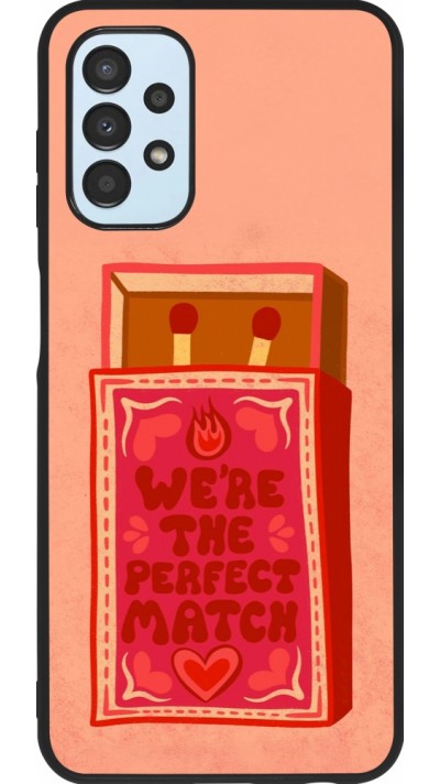 Coque Samsung Galaxy A13 5G - Silicone rigide noir Saint Valentines Day 26 Perfect Match