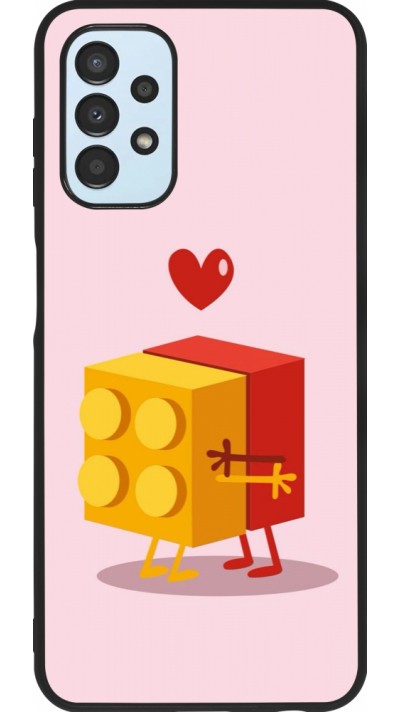 Coque Samsung Galaxy A13 5G - Silicone rigide noir Saint Valentines Day 26 Puzzle