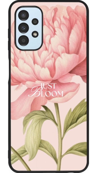 Coque Samsung Galaxy A13 5G - Silicone rigide noir Just Bloom Spring 2026