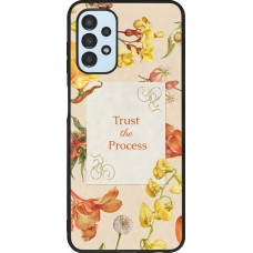 Samsung Galaxy A13 5G Case Hülle - Silikon schwarz Trust the process Spring 2026