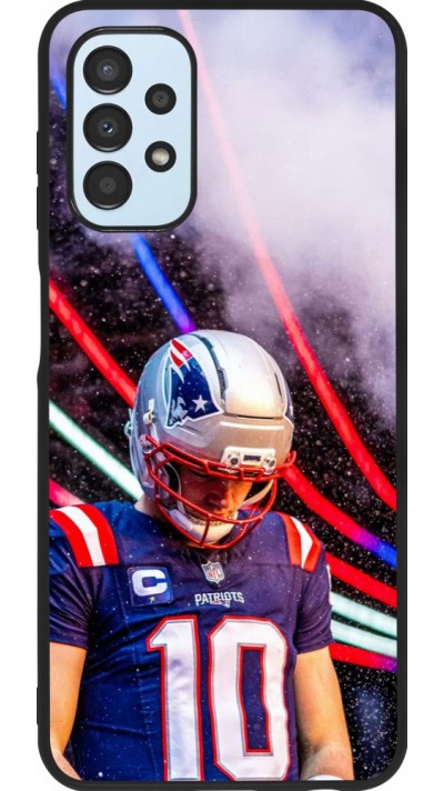 Coque Samsung Galaxy A13 5G - Silicone rigide noir Super Bowl 26 Patriots 3