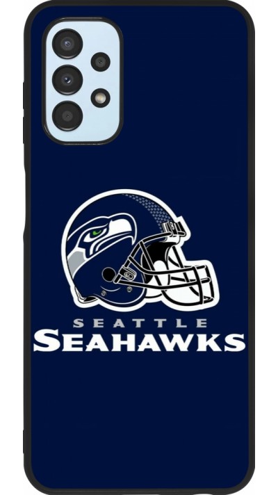 Coque Samsung Galaxy A13 5G - Silicone rigide noir Super Bowl 26 Seattle 3