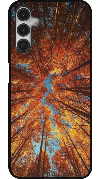 Coque Samsung Galaxy A14 5G - Silicone rigide noir Autumn 25 Trees