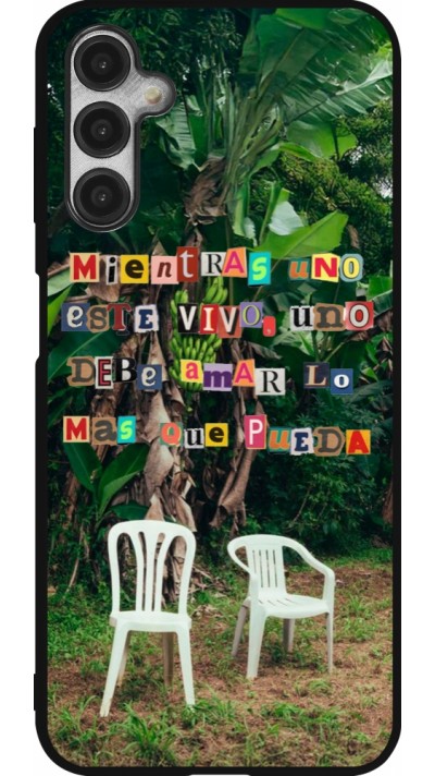 Samsung Galaxy A14 5G Case Hülle - Silikon schwarz Chairs DTMF