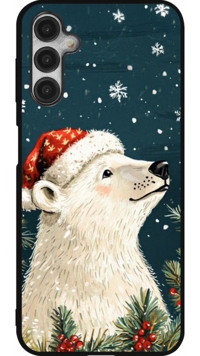 Coque Samsung Galaxy A14 5G - Silicone rigide noir Christmas 25 Bear