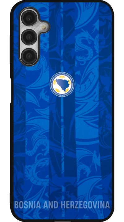 Samsung Galaxy A14 5G Case Hülle - Silikon schwarz Bosnien und Herzegowina 2026 personalisierbares Fussballtrikot