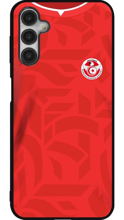 Samsung Galaxy A14 5G Case Hülle - Silikon schwarz Tunesien 2022 personalisierbares Fussballtrikot Samsung Galaxy A14 5G Case Hülle - Silikon schwarz Tunesien 2022 personalisierbares Fussballtrikot