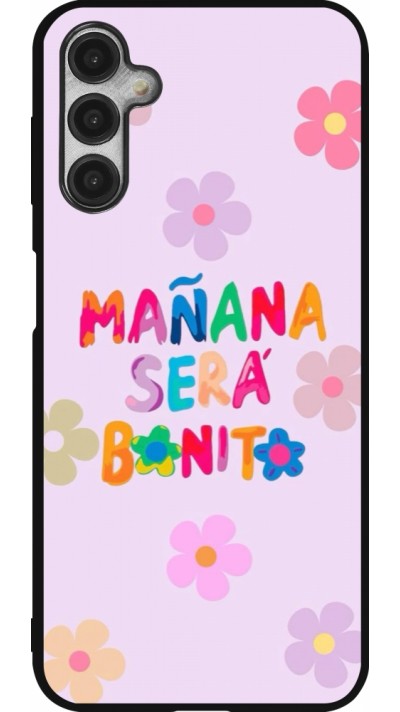 Samsung Galaxy A14 5G Case Hülle - Silikon schwarz Karol G Manana sera bonito