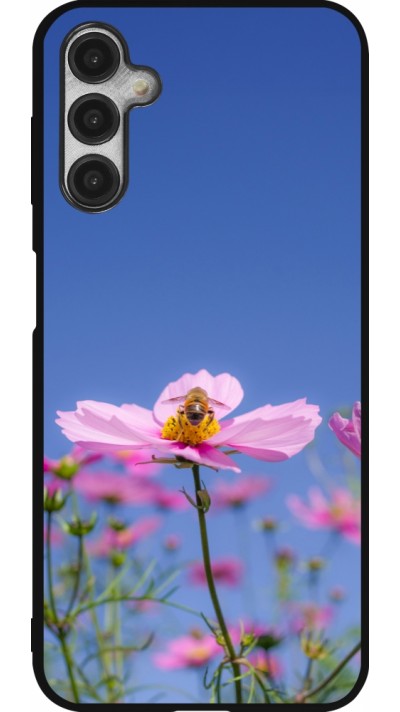 Samsung Galaxy A14 5G Case Hülle - Silikon schwarz Bee on a flower Spring 2026