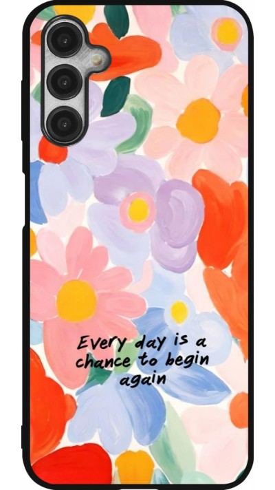 Samsung Galaxy A14 5G Case Hülle - Silikon schwarz Every day is a chance Spring 2026