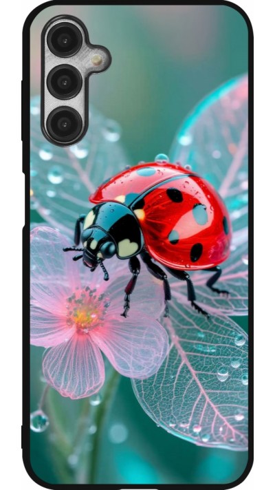 Samsung Galaxy A14 5G Case Hülle - Silikon schwarz Ladybird in bloom Spring 2026