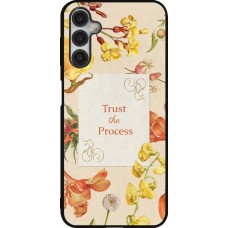 Coque Samsung Galaxy A14 5G - Silicone rigide noir Trust the process Spring 2026