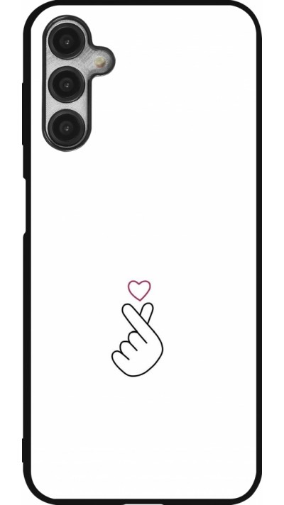 Samsung Galaxy A14 5G Case Hülle - Silikon schwarz Valentine 2024 heart by Millennials Samsung Galaxy A14 5G Case Hülle - Silikon schwarz Valentine 2024 heart by Millennials