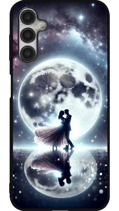Samsung Galaxy A14 5G Case Hülle - Silikon schwarz Valentin 2024 Liebe unter dem Mond Samsung Galaxy A14 5G Case Hülle - Silikon schwarz Valentin 2024 Liebe unter dem Mond