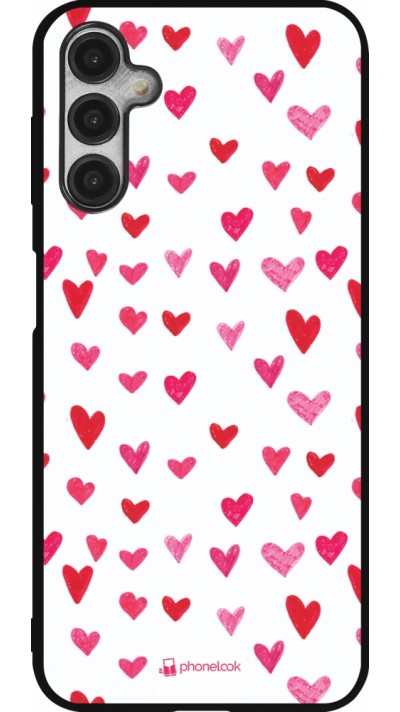Samsung Galaxy A14 5G Case Hülle - Silikon schwarz Valentine 2022 Many pink hearts Samsung Galaxy A14 5G Case Hülle - Silikon schwarz Valentine 2022 Many pink hearts