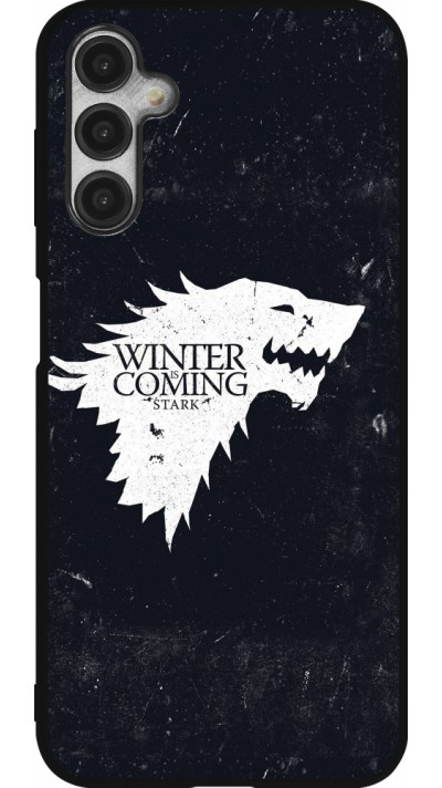 Samsung Galaxy A14 5G Case Hülle - Silikon schwarz Winter is coming Stark Samsung Galaxy A14 5G Case Hülle - Silikon schwarz Winter is coming Stark