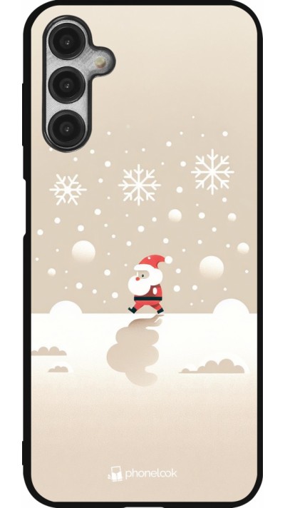 Samsung Galaxy A14 5G Case Hülle - Silikon schwarz Weihnachten 2023 Minimalistischer Weihnachtsmann Samsung Galaxy A14 5G Case Hülle - Silikon schwarz Weihnachten 2023 Minimalistischer Weihnachtsmann